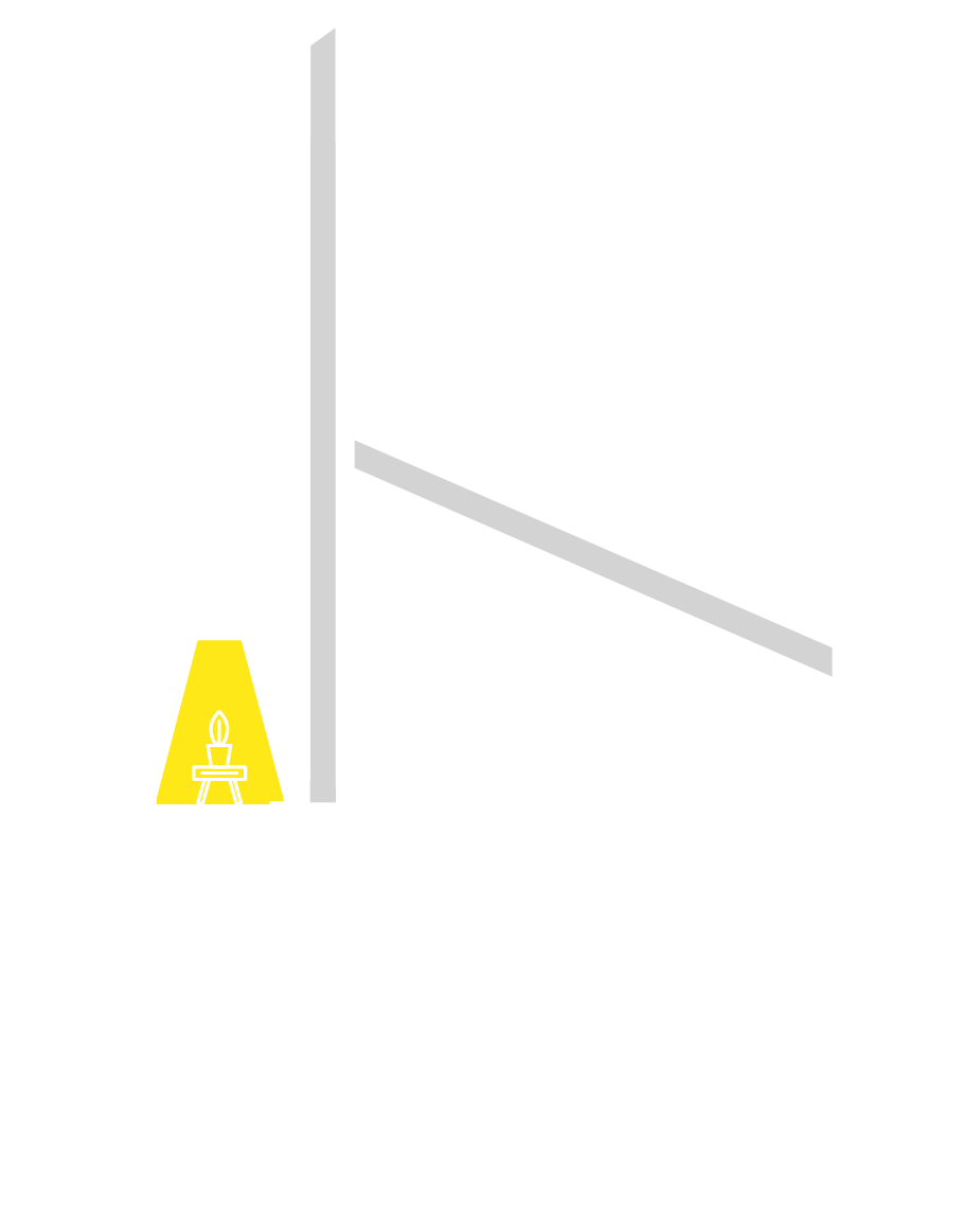 Linear Logo - White